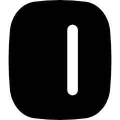 Align Right Vertical Icon from Flex Solid Set