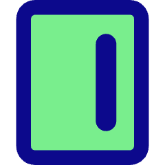 Align Right Vertical Icon from Core Pop Set