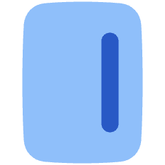 Align Right Vertical Icon from Plump Flat Set