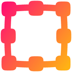 Align Selection Icon from Plump Gradient Set