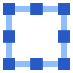 Align Selection Icon from Sharp Flat Set