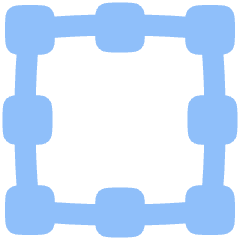 Align Selection Icon from Plump Flat Set