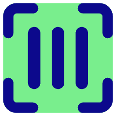 Align Three Vertical Frame Icon from Core Pop Set