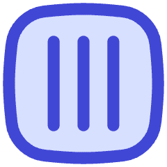 Align Three Vertical Square Icon from Flex Duo Set