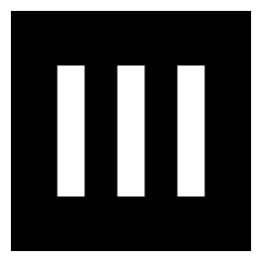 Align Three Vertical Square Icon from Sharp Solid Set