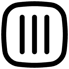 Align Three Vertical Square Icon from Flex Line Set