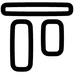 Align Top 1 Icon from Plump Line Set