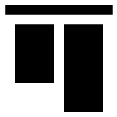 Align Top 1 Icon from Sharp Solid Set