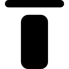 Align Top 2 Icon from Core Solid Set