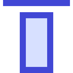 Align Top 2 Icon from Sharp Duo Set