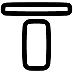 Align Top 2 Icon from Plump Line Set