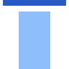 Align Top 2 Icon from Sharp Flat Set