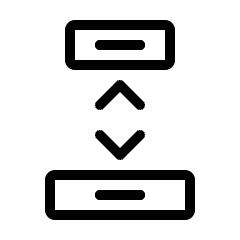 Align Top Bottom Icon from Ultimate Light Set