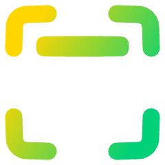 Align Top Frame Icon from Plump Gradient Set