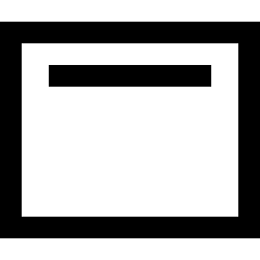 Align Top Horizontal Icon from Sharp Line Set