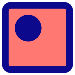 Align Top Left Circle Icon from Core Pop Set