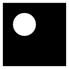 Align Top Left Circle Icon from Sharp Solid Set