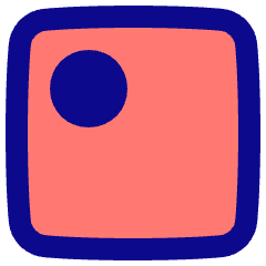 Align Top Left Circle Icon from Plump Pop Set