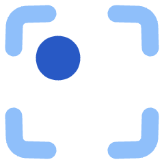 Align Top Left Frame Circle Icon from Plump Flat Set