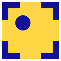 Align Top Left Frame Circle Icon from Sharp Pop Set