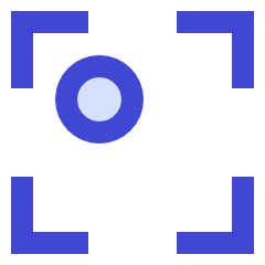 Align Top Left Frame Circle Icon from Sharp Duo Set