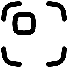 Align Top Left Frame Square Icon from Flex Line Set