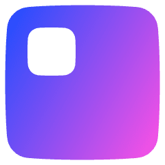Align Top Left Square Icon from Plump Gradient Set