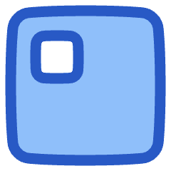 Align Top Left Square Icon from Plump Duo Set
