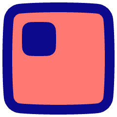 Align Top Left Square Icon from Plump Pop Set
