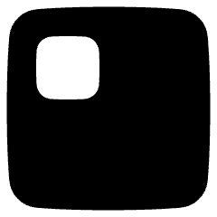 Align Top Left Square Icon from Plump Solid Set