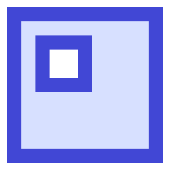 Align Top Left Square Icon from Sharp Duo Set