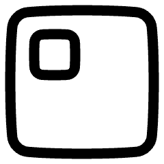 Align Top Left Square Icon from Plump Line Set