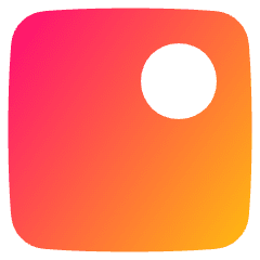 Align Top Right Circle Icon from Plump Gradient Set