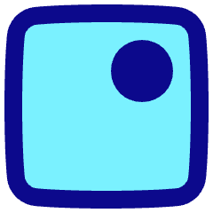 Align Top Right Circle Icon from Plump Pop Set