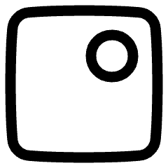 Align Top Right Circle Icon from Plump Line Set