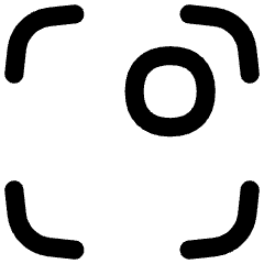 Align Top Right Frame Circle Icon from Flex Line Set