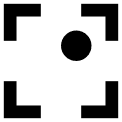 Align Top Right Frame Circle Icon from Sharp Remix Set