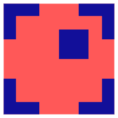 Align Top Right Frame Square Icon from Sharp Pop Set