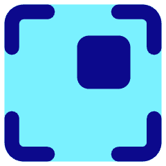 Align Top Right Frame Square Icon from Core Pop Set