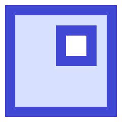 Align Top Right Square Icon from Sharp Duo Set