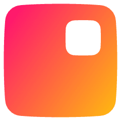 Align Top Right Square Icon from Plump Gradient Set