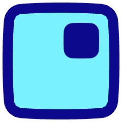 Align Top Right Square Icon from Plump Pop Set