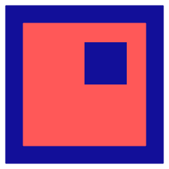 Align Top Right Square Icon from Sharp Pop Set