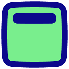 Align Top Square Icon from Plump Pop Set