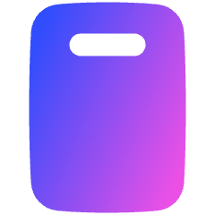 Align Top Vertical Icon from Plump Gradient Set