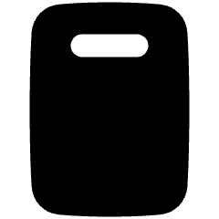 Align Top Vertical Icon from Plump Solid Set