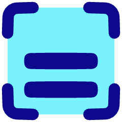 Align Two Bottom Frame Icon from Plump Pop Set