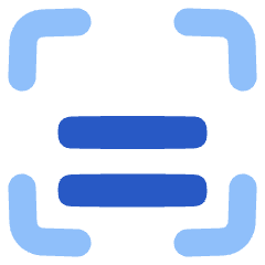Align Two Bottom Frame Icon from Plump Flat Set