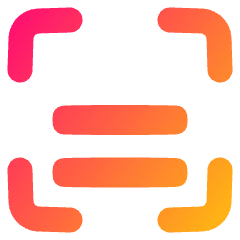 Align Two Bottom Frame Icon from Plump Gradient Set