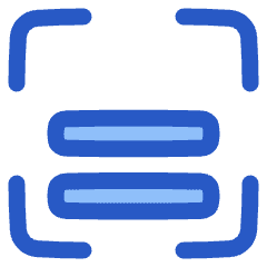 Align Two Bottom Frame Icon from Plump Duo Set